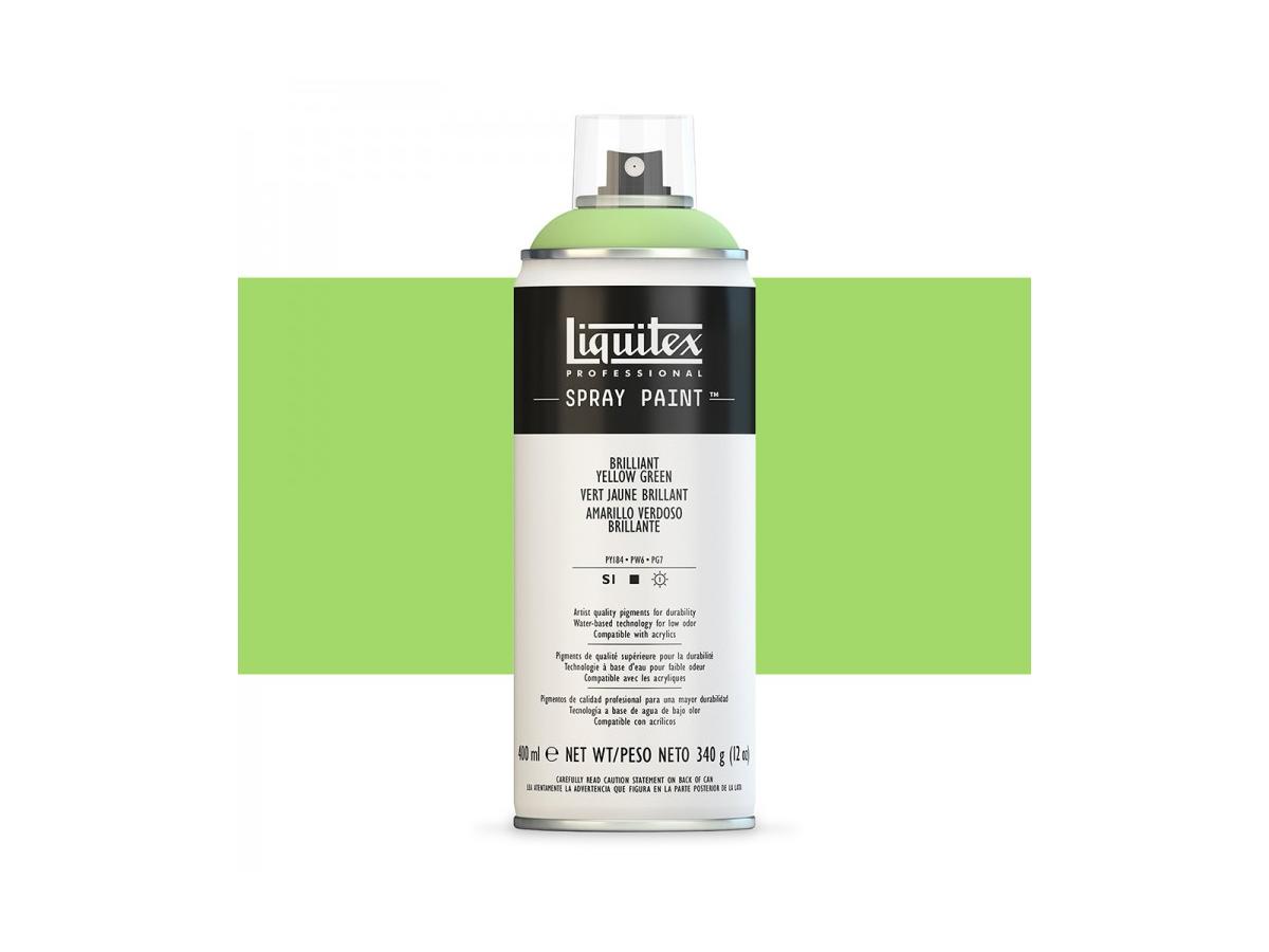 LIQUITEX SPRAY PAINT 400ML BRILLIANT YELLOW GREEN 1