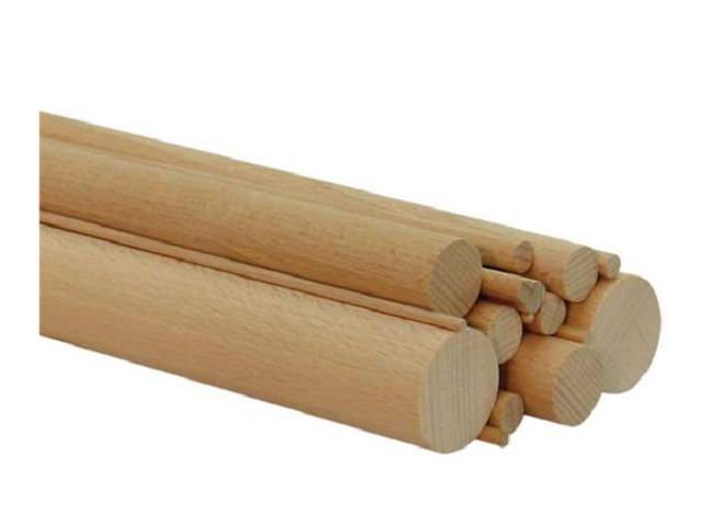 BALSA HOLZ RUND  25MM 1METER IBR 25 1