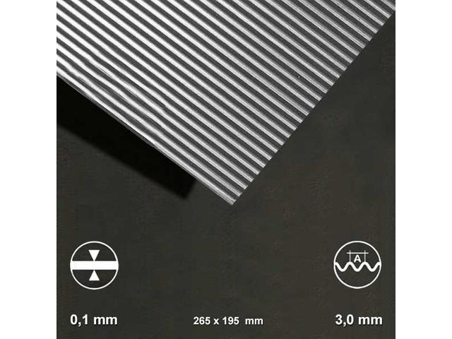 WELLBLECH ALUMINIUM 20,0X29,5CM 3,0MM 16.42030.1 1