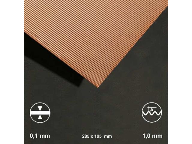 WELLBLECH KUPFER 20,0X29,5CM 1,0MM 16.32010.1 1