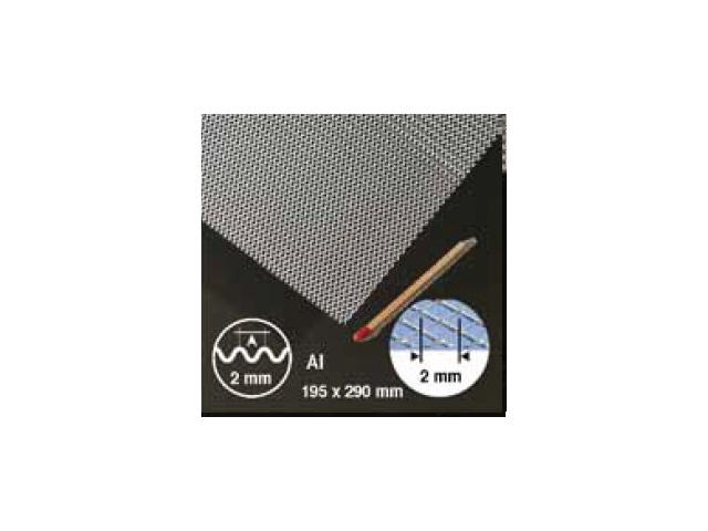 METALLNETZ ALUMINIUM 19,5X28,5CM 2,0MM 16.42420.1 1