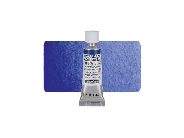 SCHMINCKE HORADAM AQUARELL TUBE 5ML S2 495 ULTRAMARINVIOLETT 1