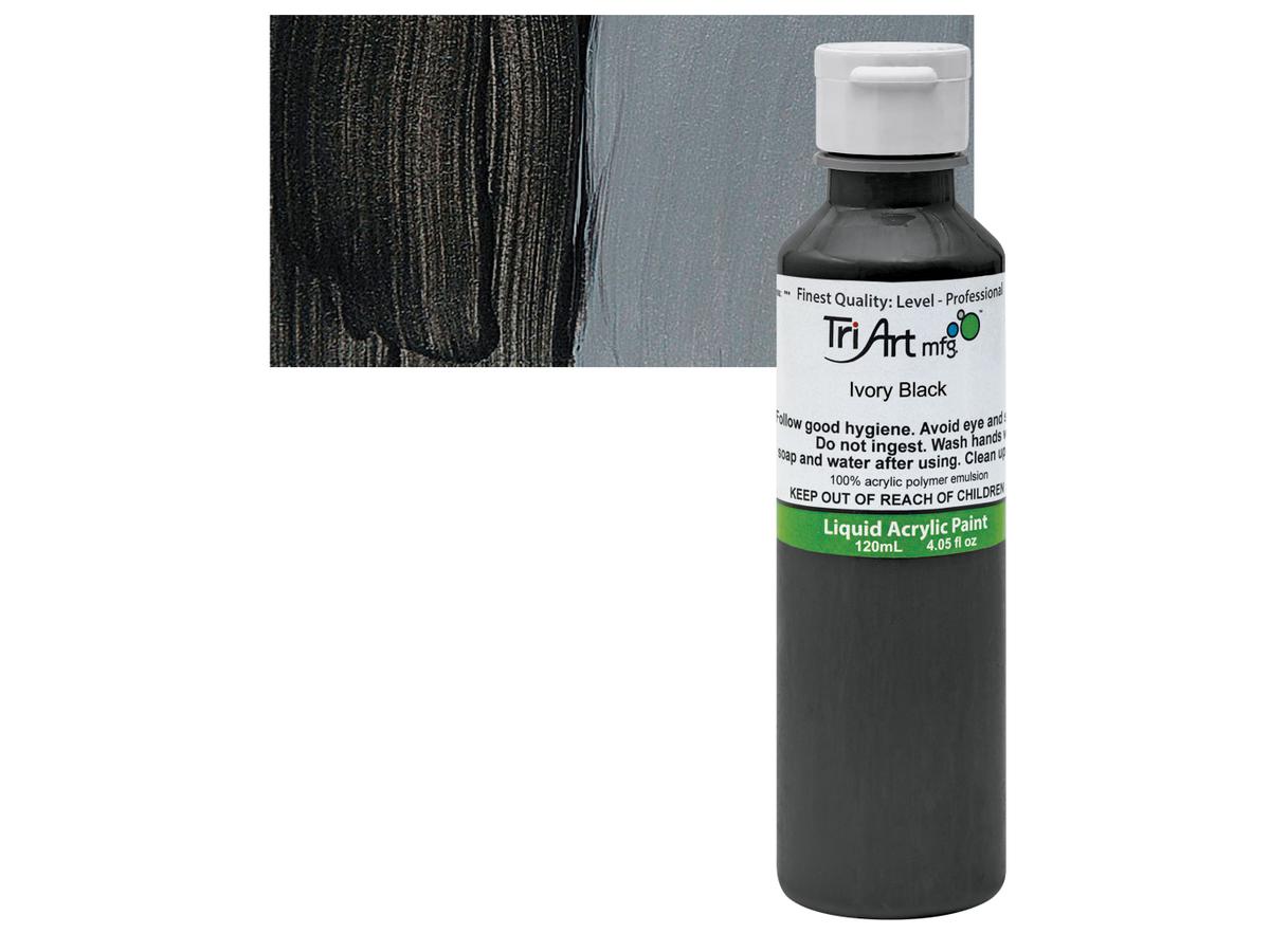 TRI-ART LIQUID 120ML 115 S1 IVORY BLACK 1