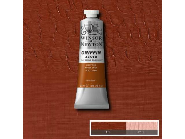 WINSOR & NEWTON GRIFFIN ALKYD 37ML S1 362 LIGHT RED 1