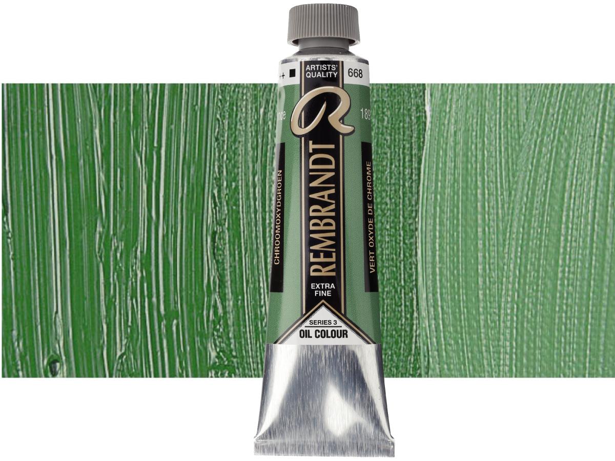 TALENS REMBRANDT ÖLFARBE 40ML CHROMOXIDGRÜN 668 1