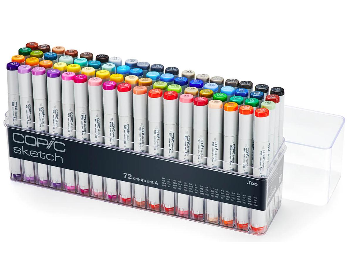 COPIC SKETCH SET 72-ER A 1