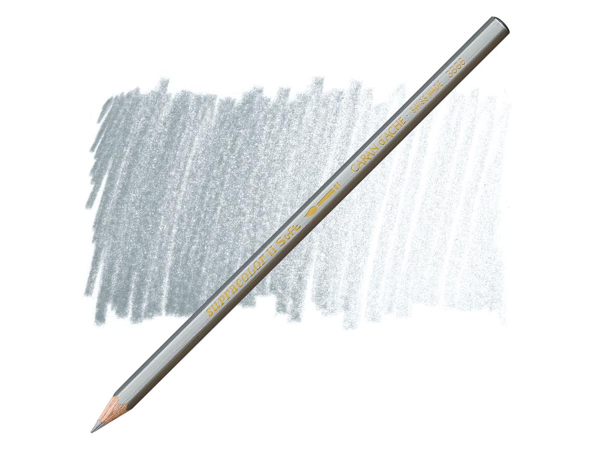 CARAN D'ACHE SUPRACOLOR 498 AQUARELLSTIFT SILBER 1