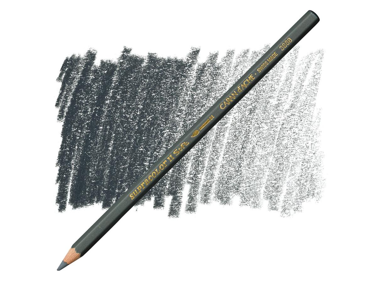 CARAN D'ACHE SUPRACOLOR 495 AQUARELLSTIFT  SLATE GRAU 1