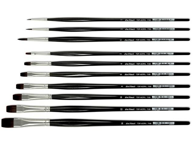 DA VINCI 6405 TOP-ACRYL PINSLESET 1