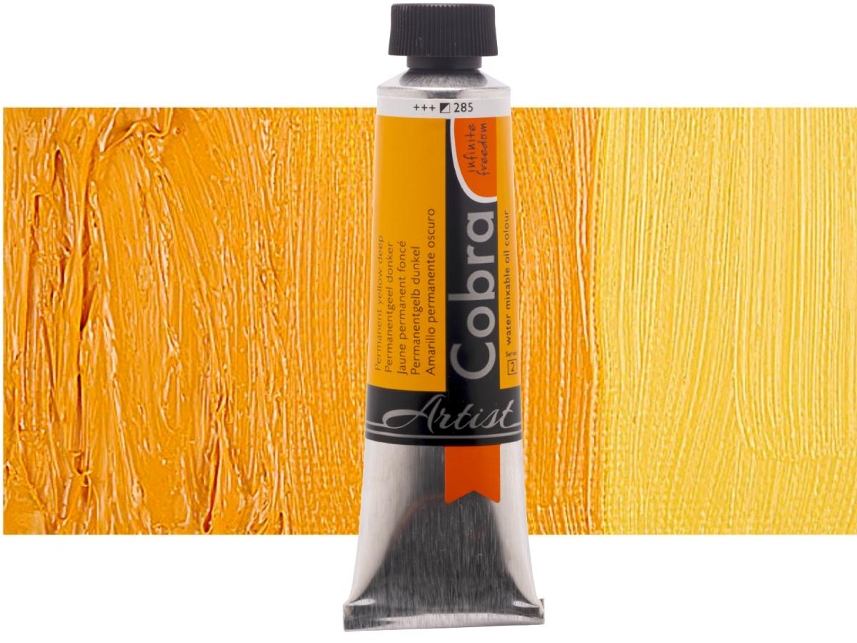 COBRA ARTIST WASSERVERMALBARE ÖLFARBE 40ML 285 PERMANENT GELB DUNKEL 1