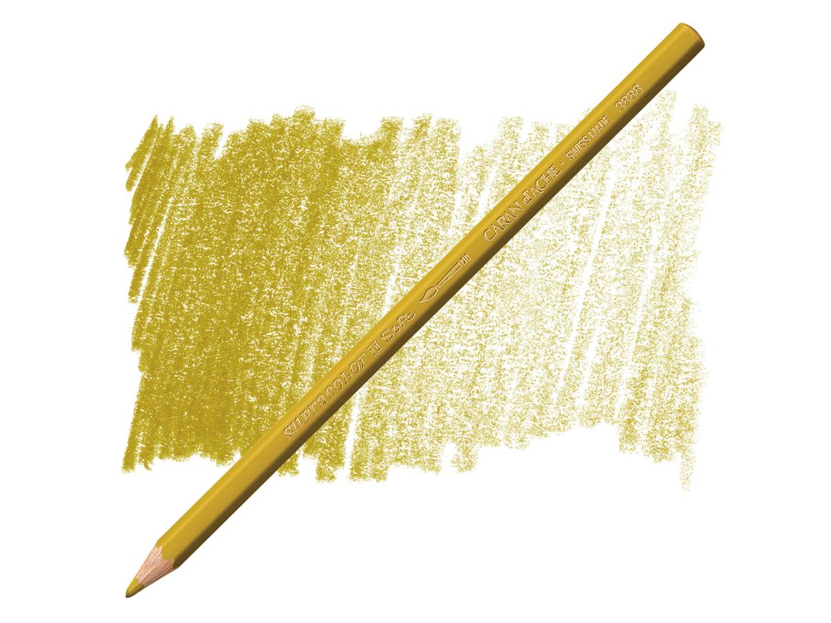 CARAN D'ACHE SUPRACOLOR 025 AQUARELLSTIFT GRÜNOCKER 1