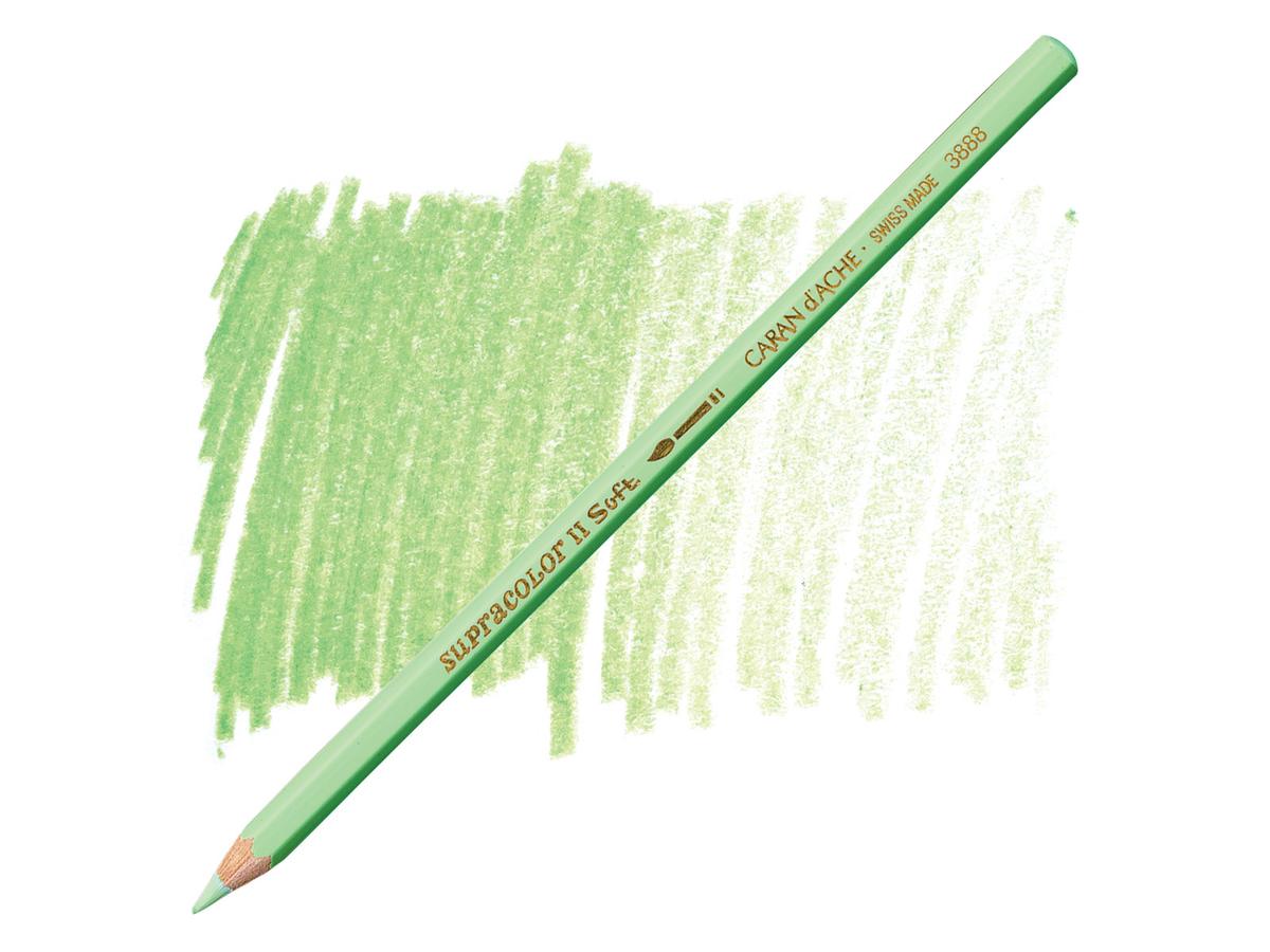 CARAN D'ACHE SUPRACOLOR 221 AQUARELLSTIFTE GELBGRÜN 1