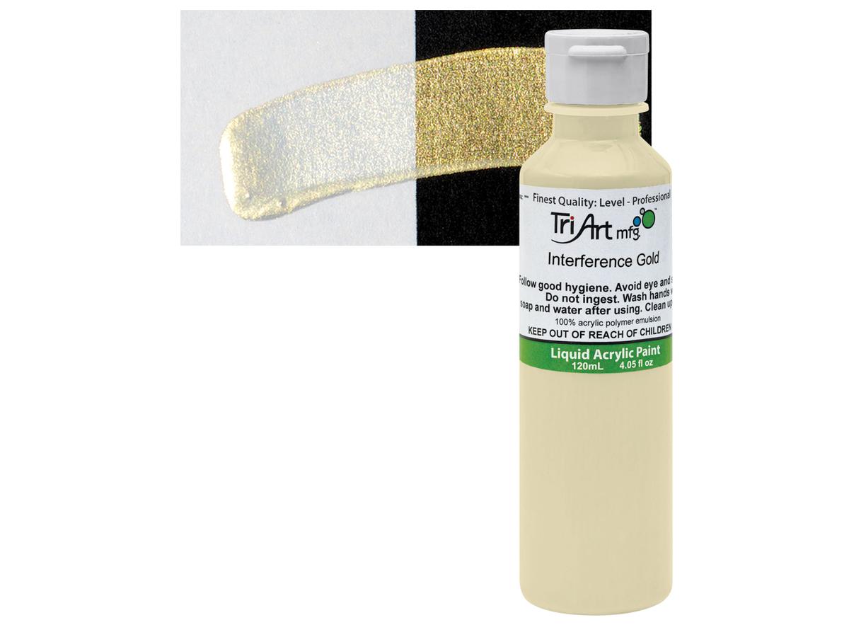 TRI-ART LIQUID 120ML 714 S7 INTERFERENCE GOLD 1