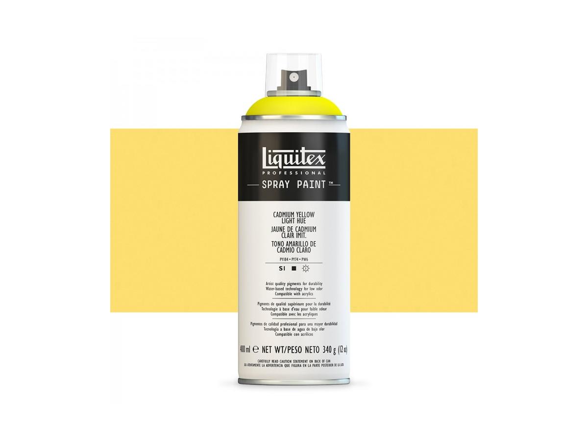 LIQUITEX SPRAY PAINT 400ML CADMIUM YELLOW LIGHT HUE 1