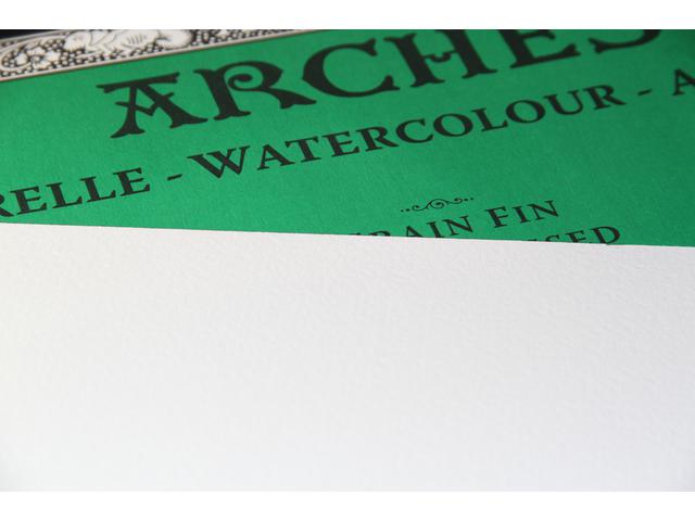 ARCHES AQUARELLPAPIER GRAIN FIN 356G/M2 64x101CM 1BLATT 1