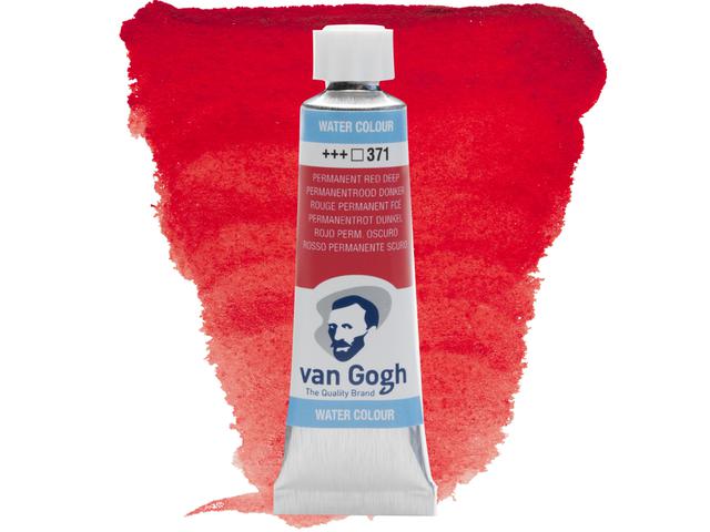 VAN GOGH 10ML AQUARELLFARBE 371 PERM.ROT DUNKEL 1