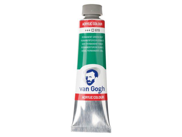 VAN GOGH ACRYL 40ML 619 PERMANENT GRÜN DUNKEL 1