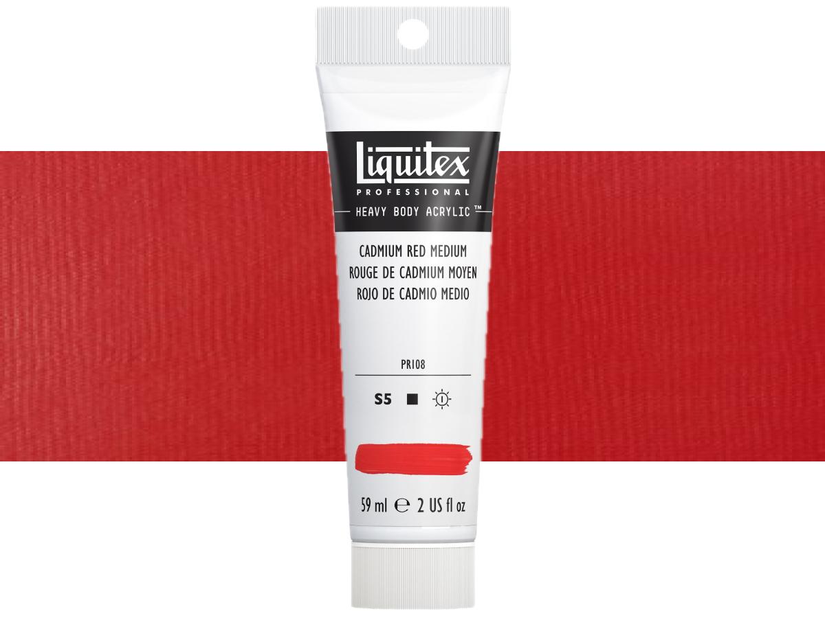 LIQUITEX HEAVY BODY 59ML 154  KADMIUMROT MITTEL 1