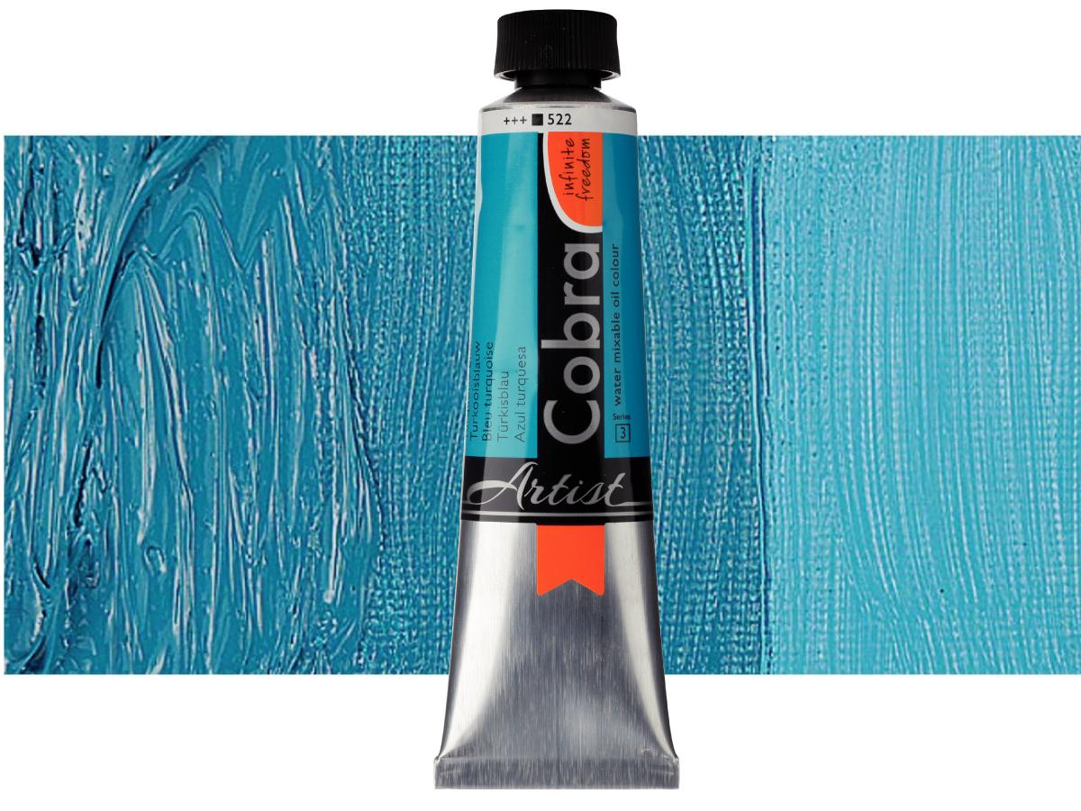 COBRA ARTIST WASSERVERMALBARE ÖLFARBE 40ML 522 TÜRKISBLAU 1