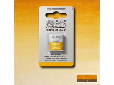 WINSOR & NEWTON AQUARELLFARBE 1/2 NÄPF S1 552 SIENA NATUR 1
