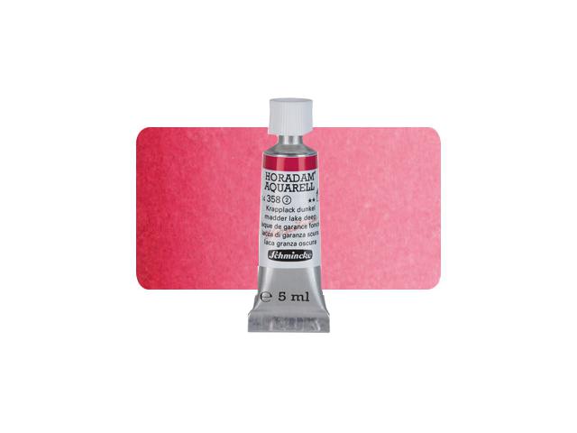 SCHMINCKE HORADAM AQUARELL TUBE 5ML S2 358 KRAPLACK DUNKEL 1