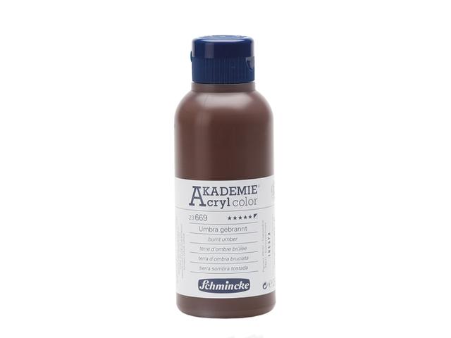 SCHMINCKE AKADEMIE ACRYL COLOR 250ML S1 669 UMBRA GEBRANNT 1