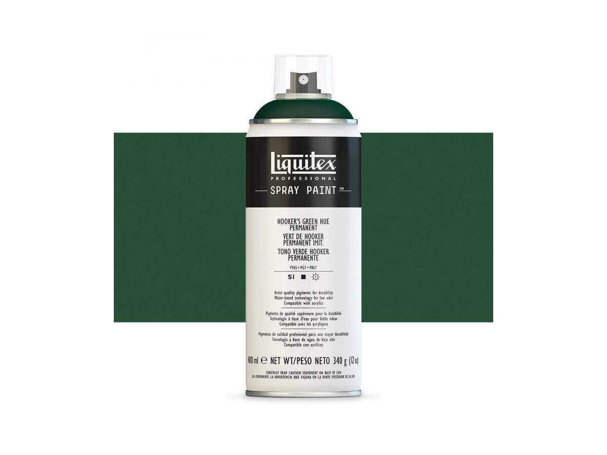 LIQUITEX SPRAY PAINT 400ML HOOKERS GREEN HUE PERMANENT 1