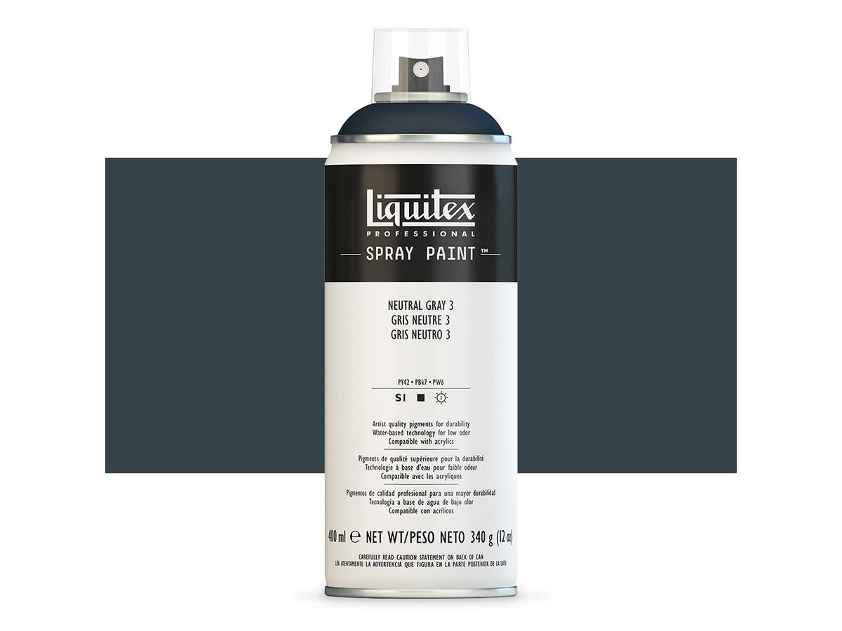 LIQUITEX SPRAY PAINT 400ML NEUTRAL GREY 3 1