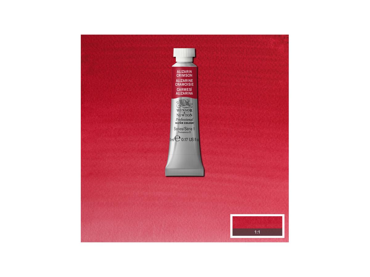 WINSOR & NEWTON AQUARELLFARBE 5ML 004 ALIZRINKARMESIN 1