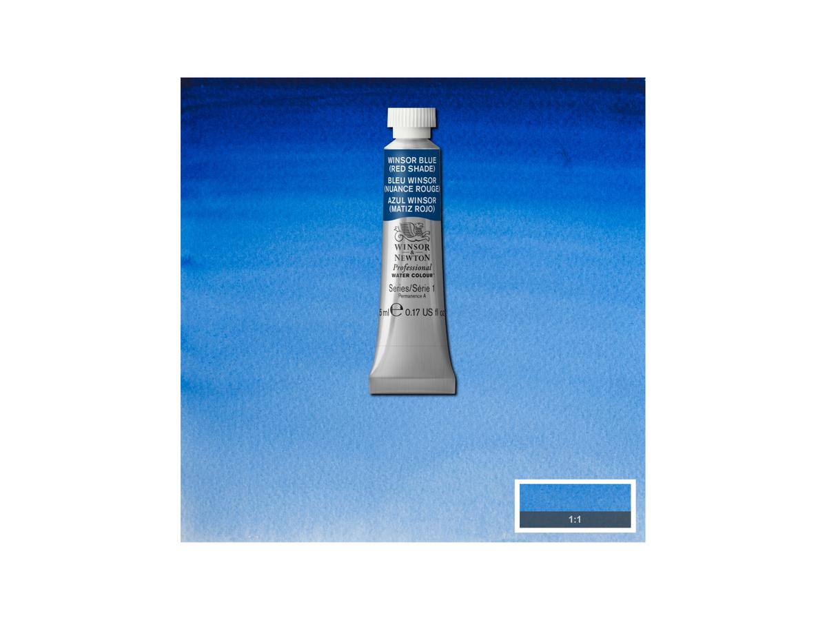 WINSOR & NEWTON AQUARELLFARBE 5ML 709 WINSORBLAU RÖTLICH 1
