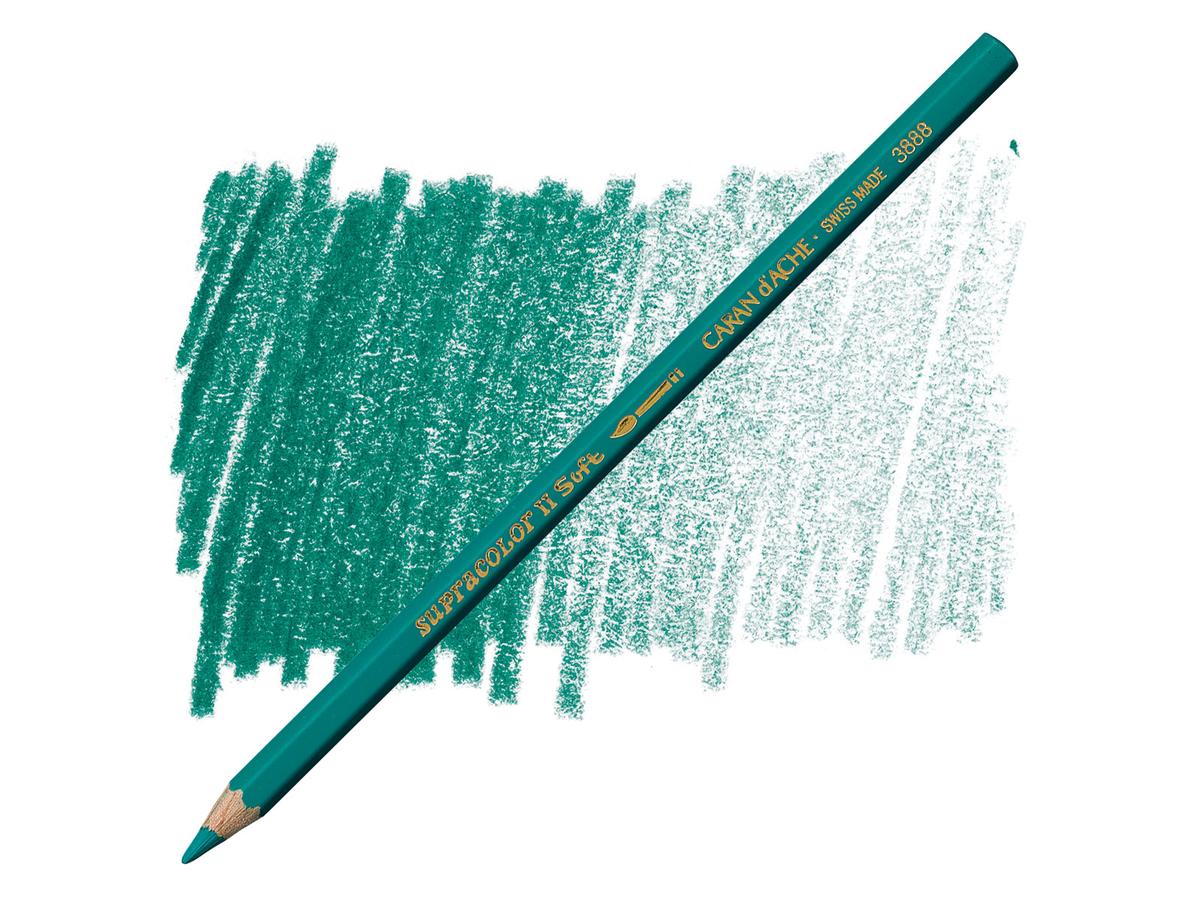 CARAN D'ACHE SUPRACOLOR 190 AQUARELLSTIFT GRÜN/BLAU 1
