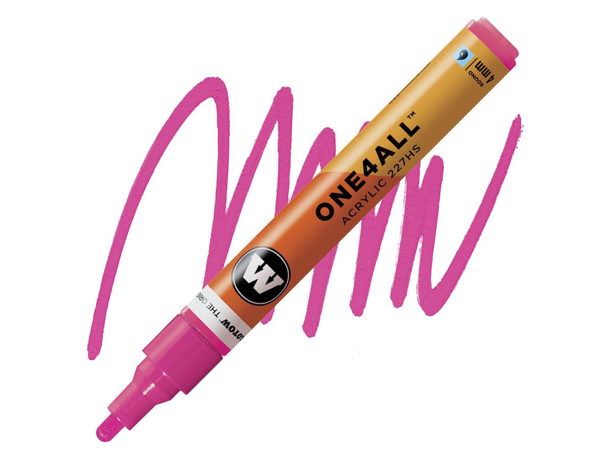 MOLOTOW ONE4ALL MARKER 227HS 217 4MM NEON PINK FLUOR 1