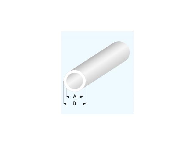 PROFIEL GLASHELDER BUIS WIT (A=)2,0X3,0MM 33CM 423-53/3 1