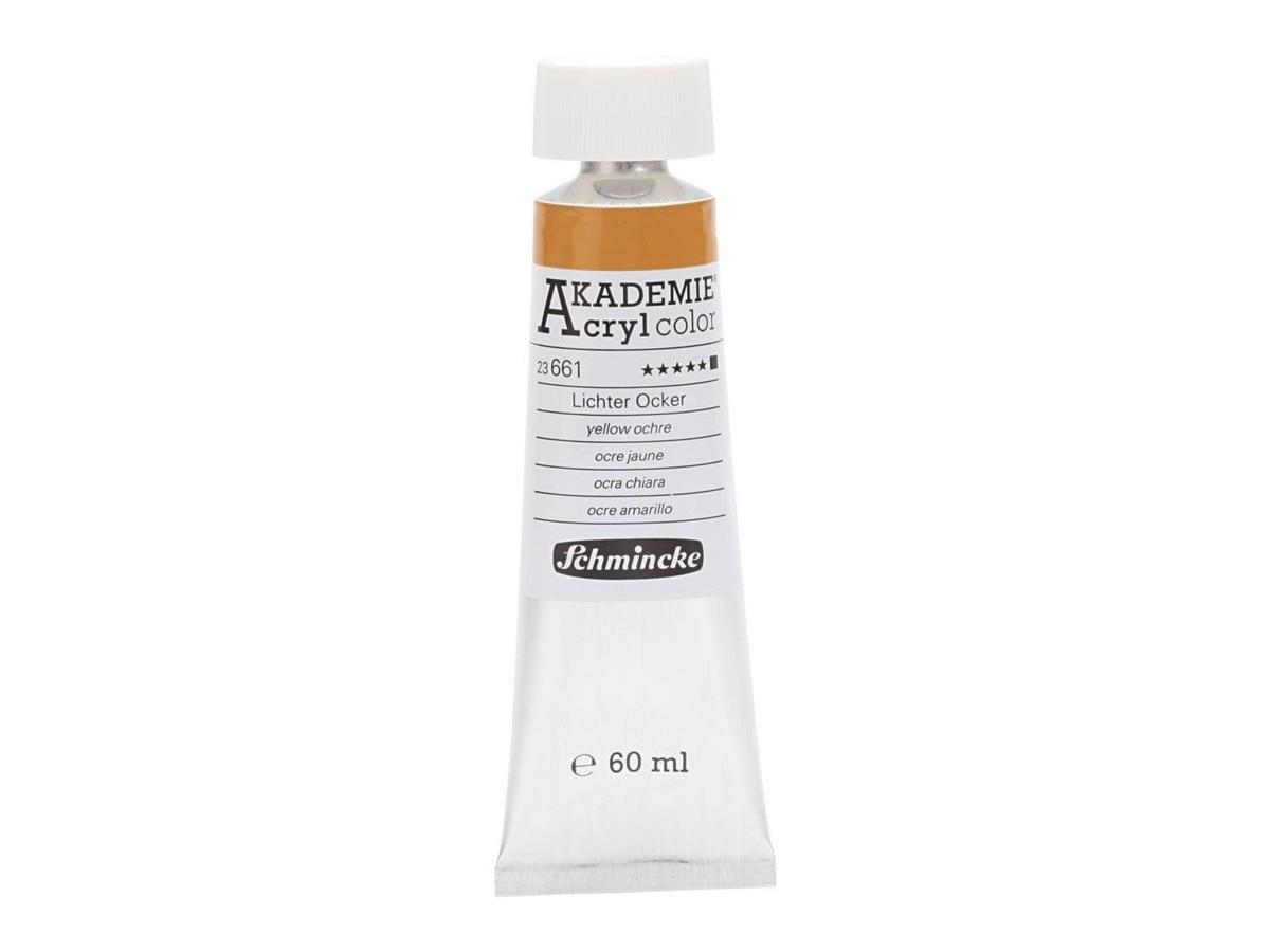 SCHMINCKE AKADEMIE ACRYL COLOR 60ML S1 661 LICHTER OCKER 1