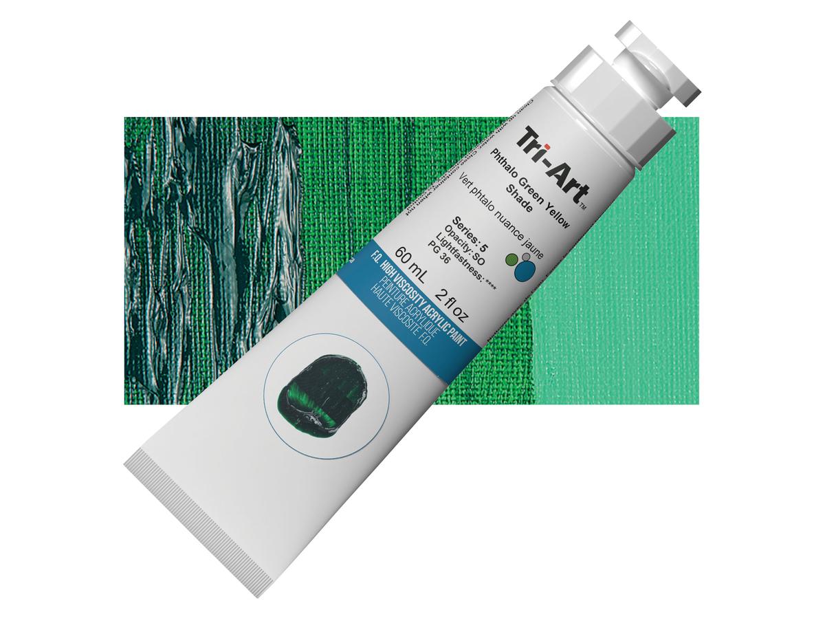 TRI-ART ACRYLFARBE 60ML S5 PHTHALO GREEN YELLOW SHADE 1