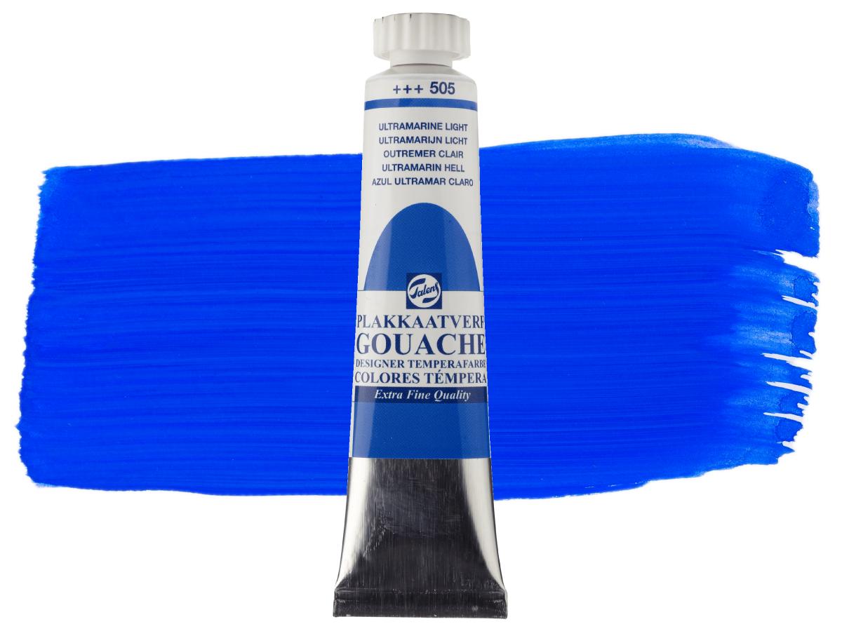 TALENS GOUACHE EXTRA FINE 20ML ULTRAMARIN HELL 505 1