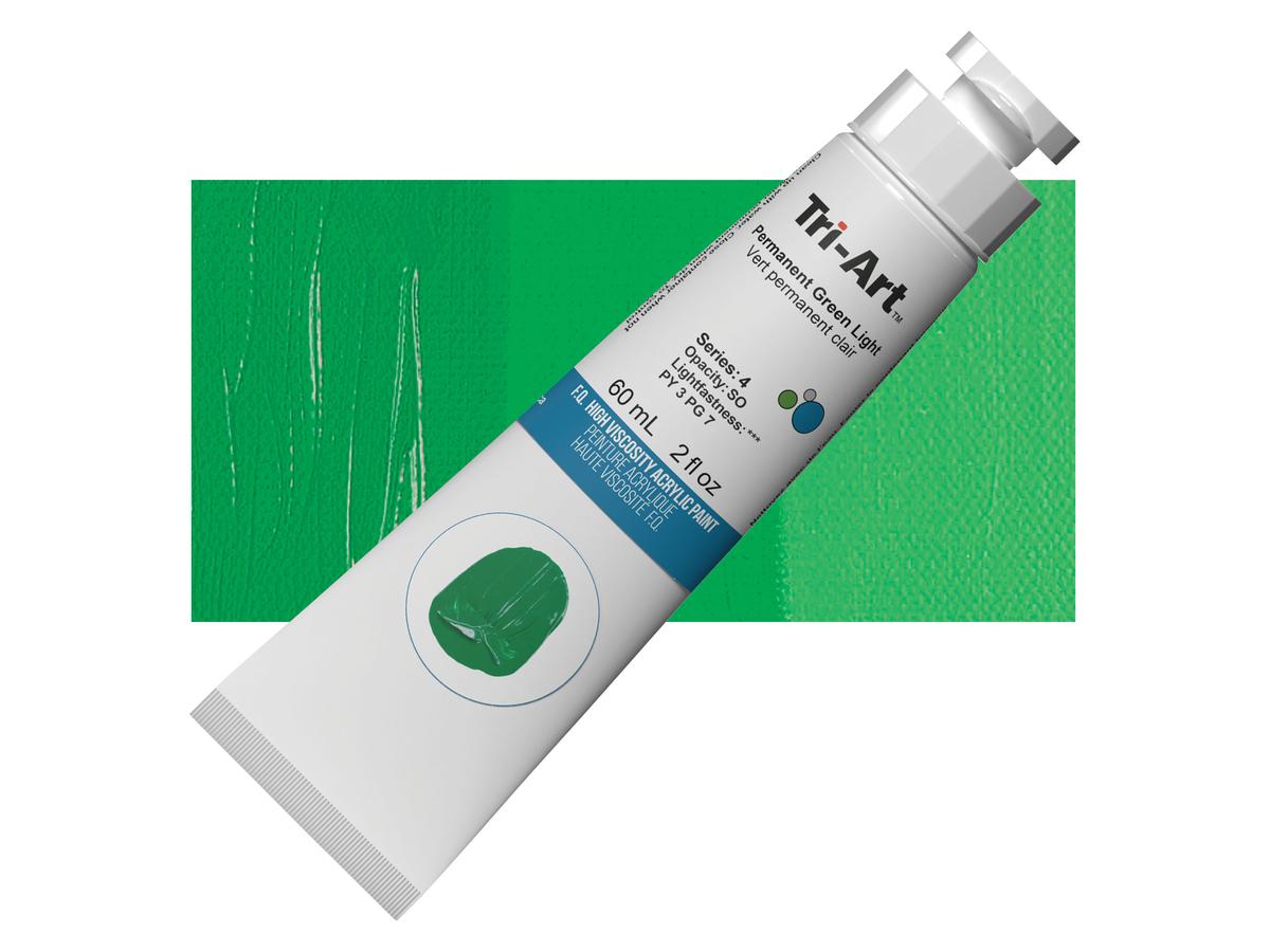 TRI-ART 60ML 406  PERMANENTGRÜN HELL 1