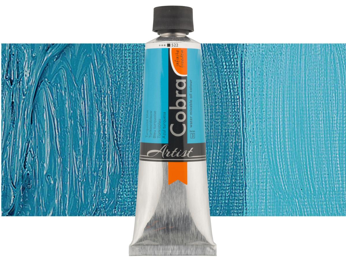 COBRA ARTIST WASSERVERMALBARE ÖLFARBE 150ML 522 TÜRKISBLAU 1