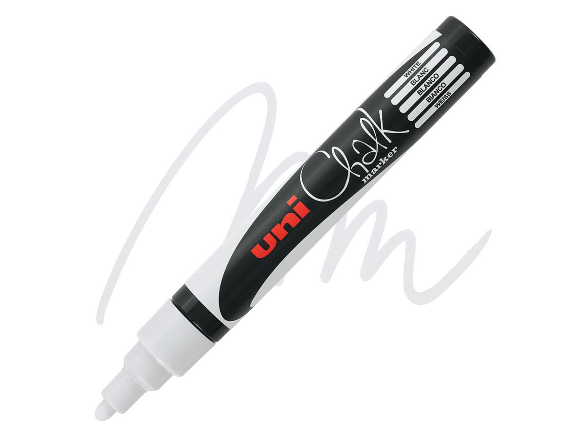 UNI-BALL CHALK MARKER PWE-5M WEISS 1