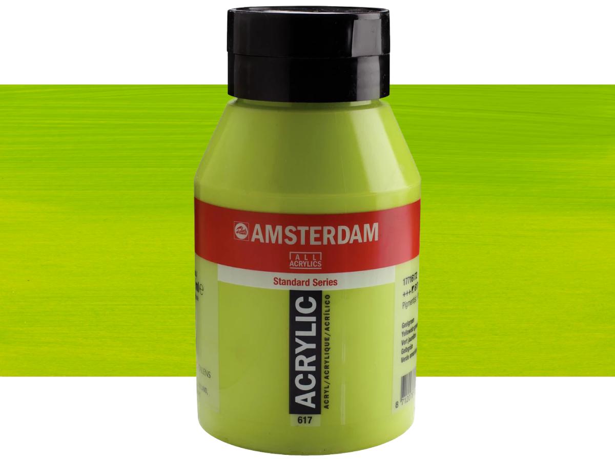 TALENS AMSTERDAM STANDARD ACRYL 1LTR 617 GELBGRÜN 1