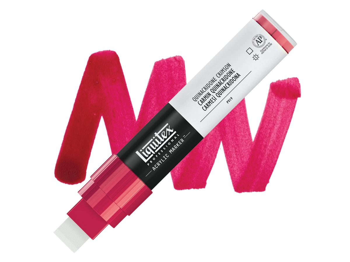 LIQUITEX ACRYL MARKER 0110 15MM QUINACRIDONE CRIMSON 1