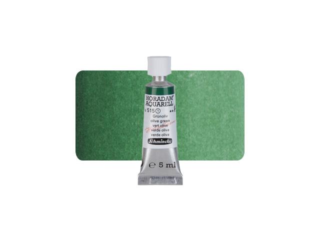 SCHMINCKE HORADAM AQUARELL TUBE 5ML S1 515 GRUNOLIV 1