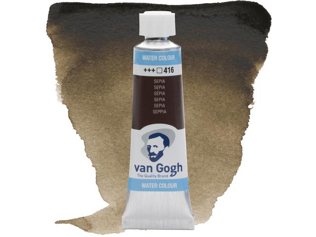 VAN GOGH 10ML AQUARELLFARBE 416 SEPIA 1