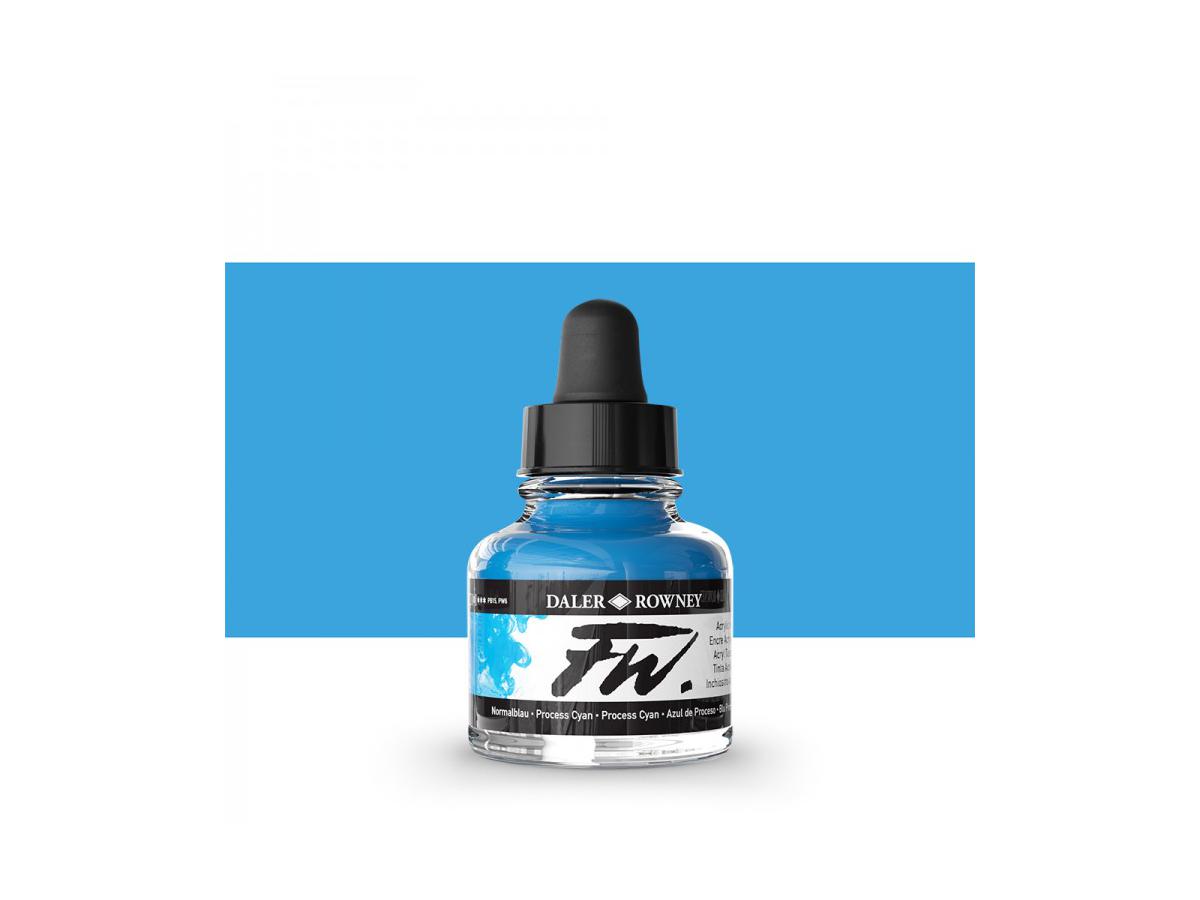 FW ACRYLTUSCHE DRUCK CYAN 120 1
