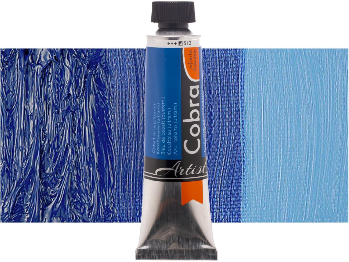 COBRA ARTIST WASSERVERMALBARE ÖLFARBE 40ML 512 KOBALTBLAU ULTRAMARIN 1