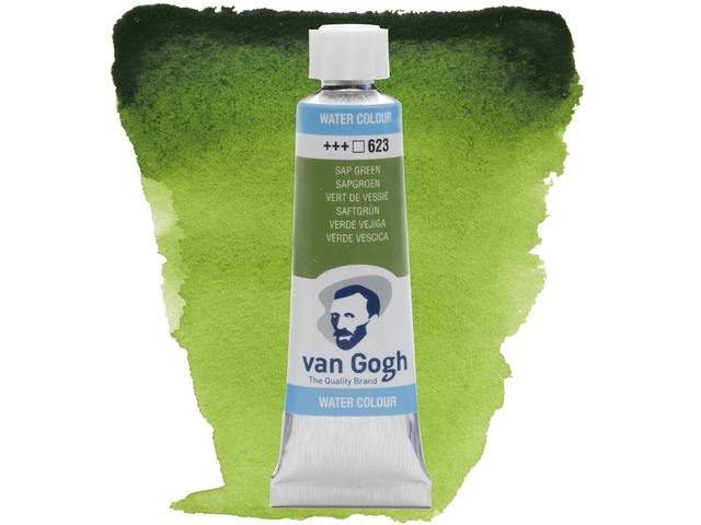 VAN GOGH 10ML AQUARELLFARBE 623 SAFTGRÜN 1