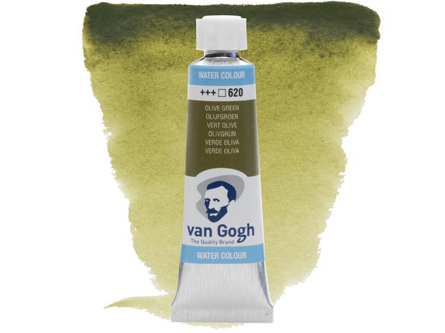 VAN GOGH 10ML AQUARELLFARBE 620 OLIVGRÜN 1