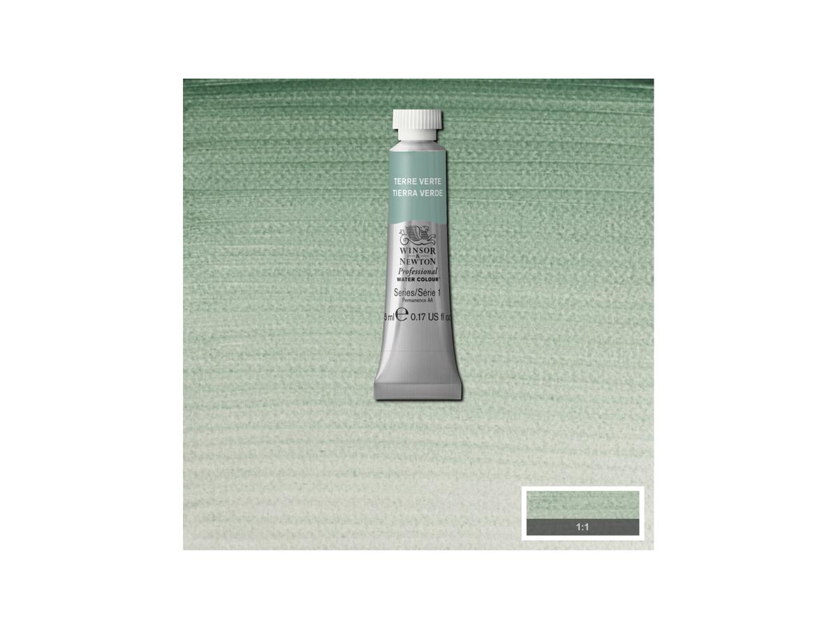 WINSOR & NEWTON AQUARELLFARBE 5ML 637 GRÜNE ERDE 1