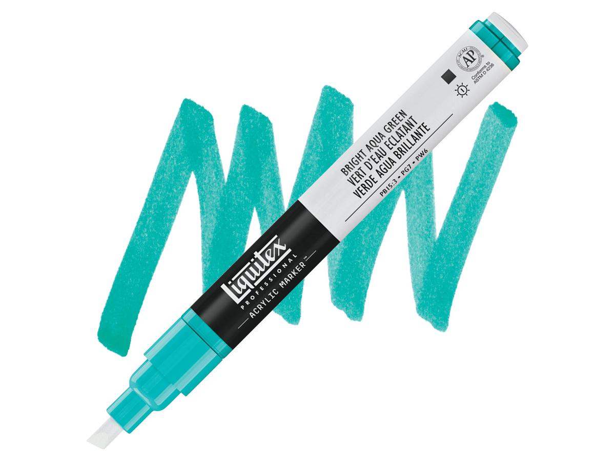 LIQUITEX ACRYL MARKER 0660 2MM BRIGHT AQUA GREEN 1