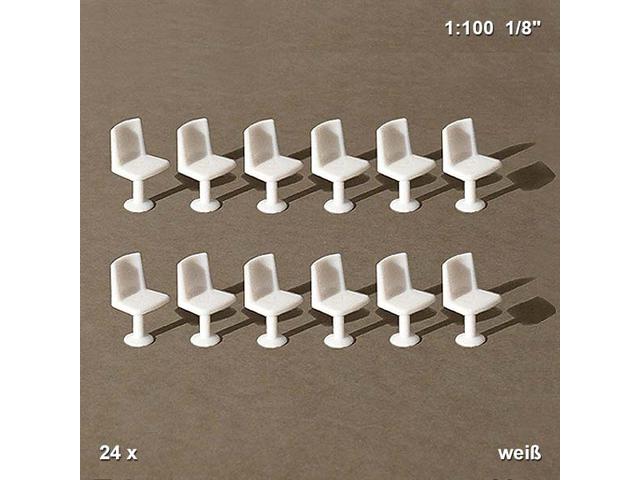 1:100 STUHL WEISS 24 STÜCK 54.12121.24 1